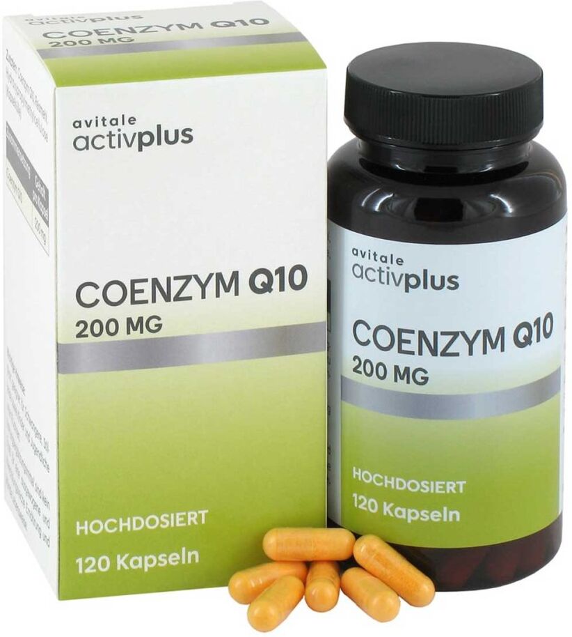 Avitale Activplus Coenzym Q10 200 Mg Kapseln 120stk