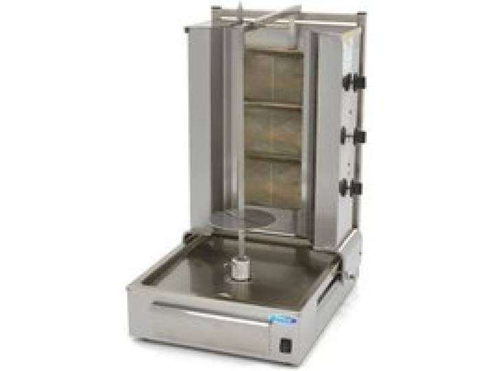 Machine à kebab gyros 3 brûleurs gaz