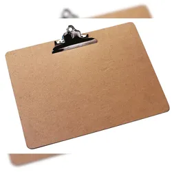 Q-Connect® KF01305 Klemmbrett - A3 quer, Holz, braun