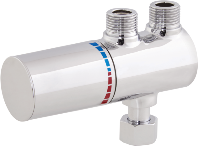 Benkiser Eckventilthermostat 3/8" 3515050 Vormischer mit Thermostat und Verbrühschutz