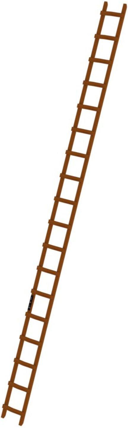 MUNK Dachdecker-Auflegeleiter Holz, 18 Sprossen, 33124 (033124)