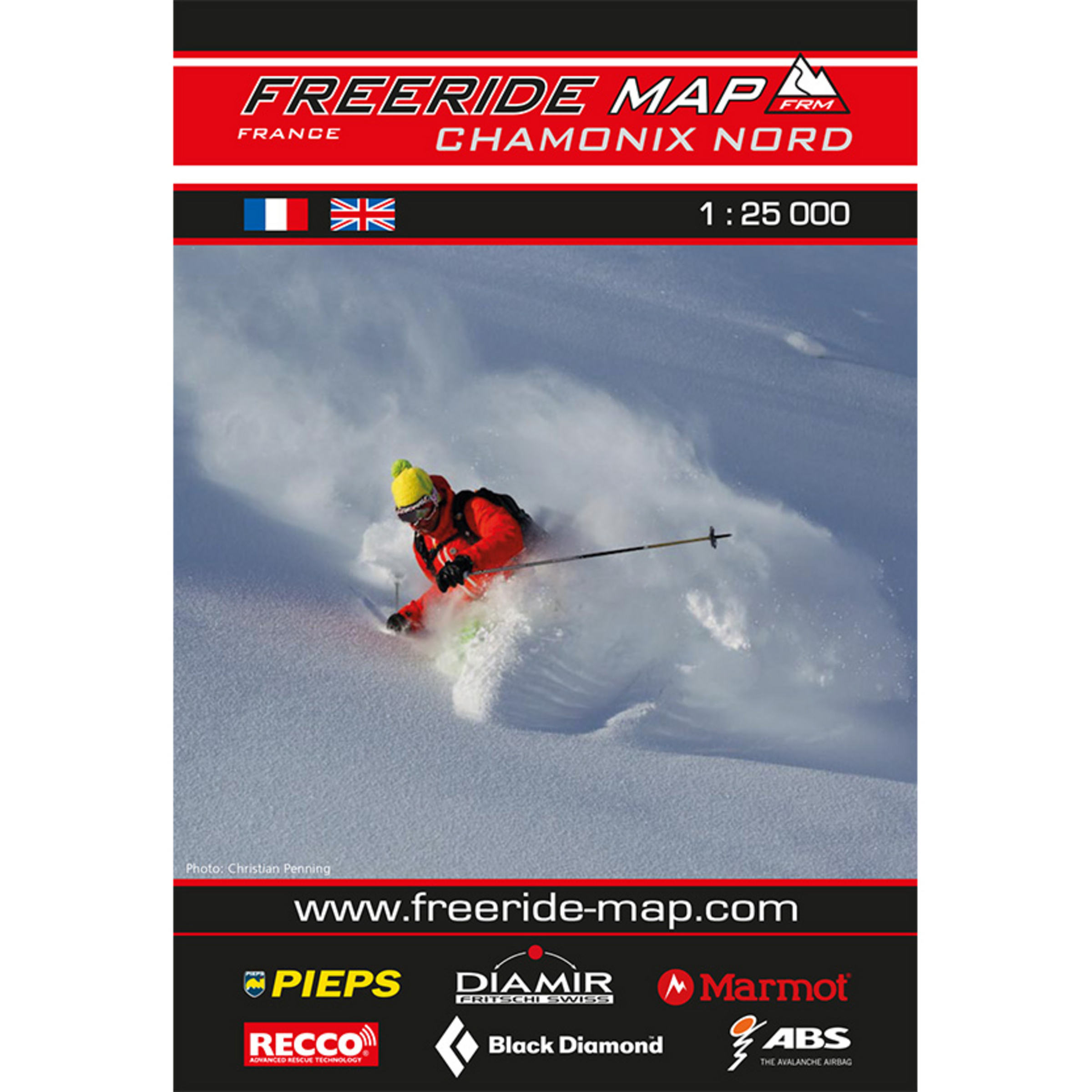 Freeride Map Chamonix Nord - Ski Freerideführer
