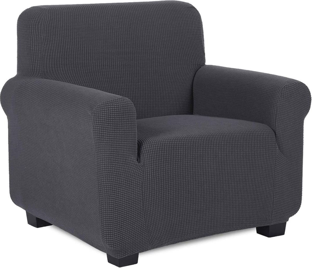 Rekbare Bankhoes voor Meubels - Elastische Sofahoes Bescherming (1-Zits, Grijs)