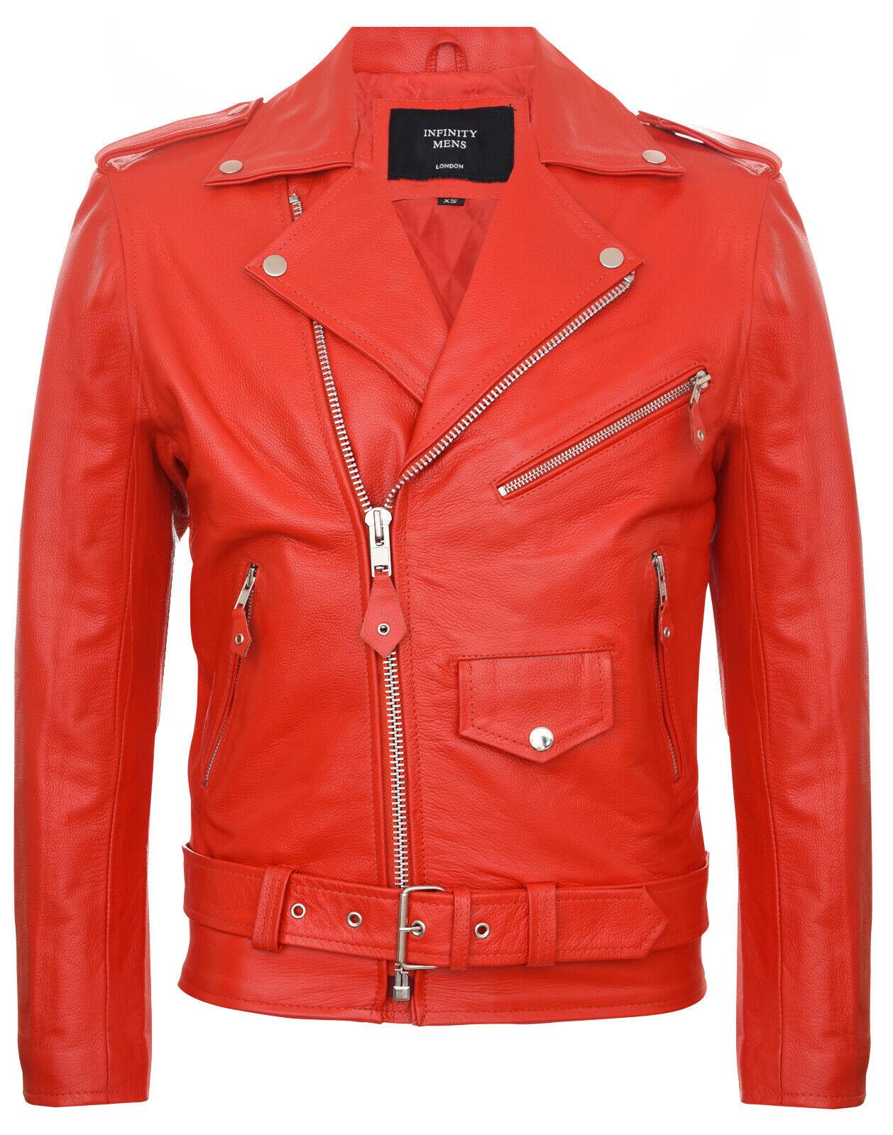 Brando Biker Rock Motorradjacke aus Leder