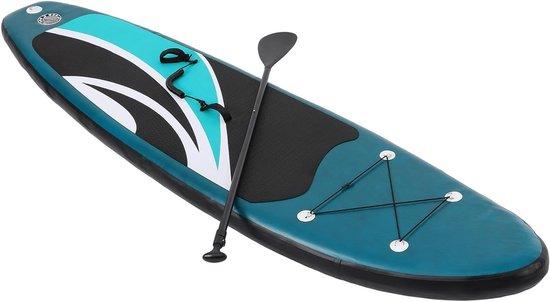 Aufblasbares SUP-Board - Surfbrett-Set - Wassersportabenteuer - Hohe Stabilität - 305 cm - Grün