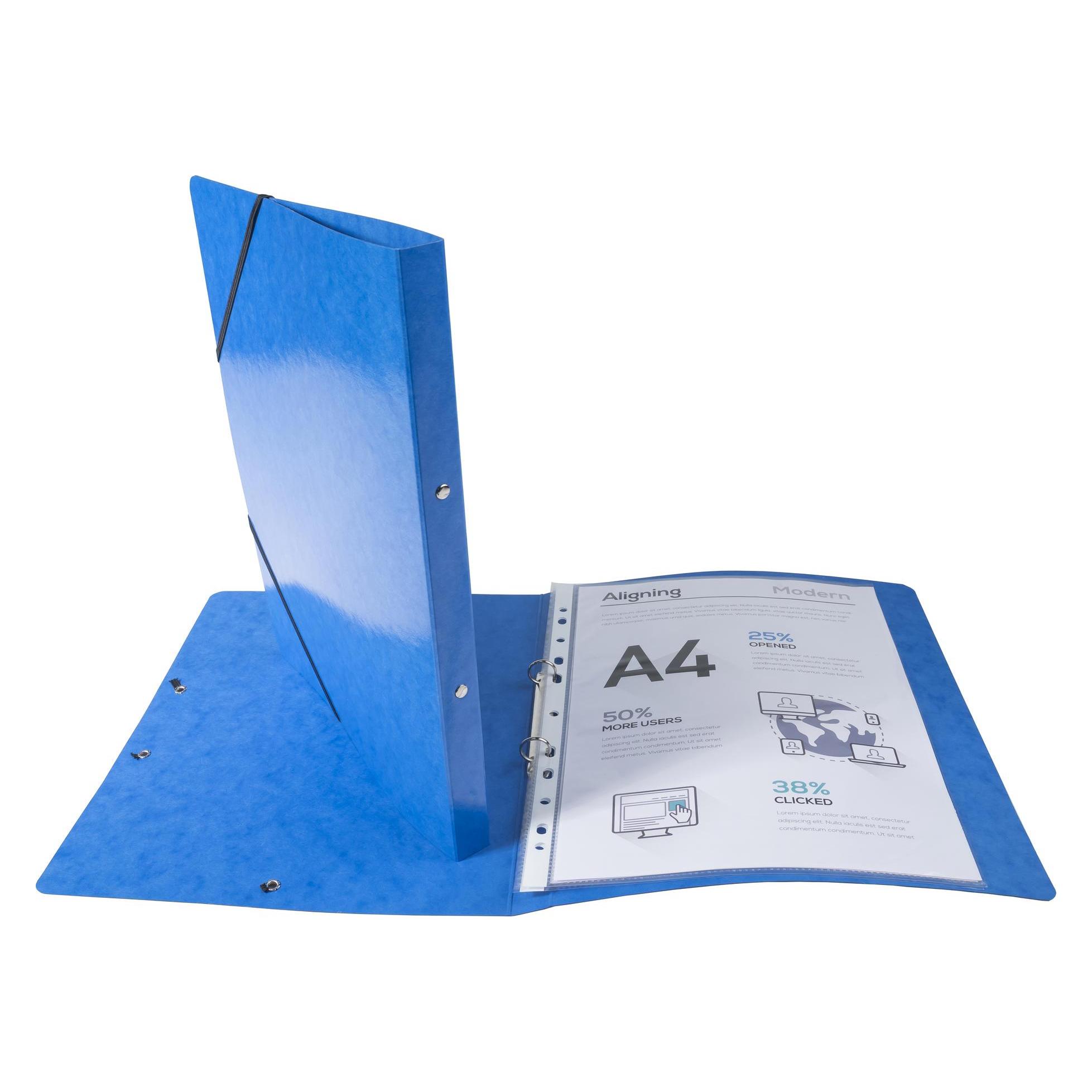 Exacompta Ringbuch Iderama 2-Ringe dunkelblau (A4, 20 mm, 1 Stk.) (8701589)