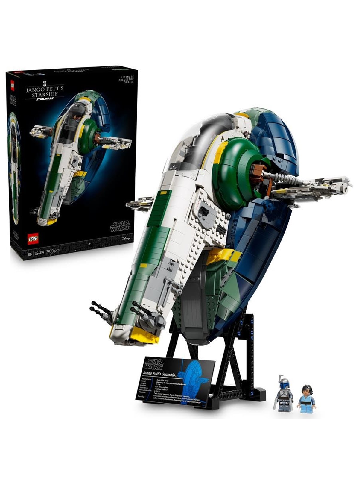 LEGO Star Wars 75409 Jango Fetts Sternenschiff der Firespray-Klasse