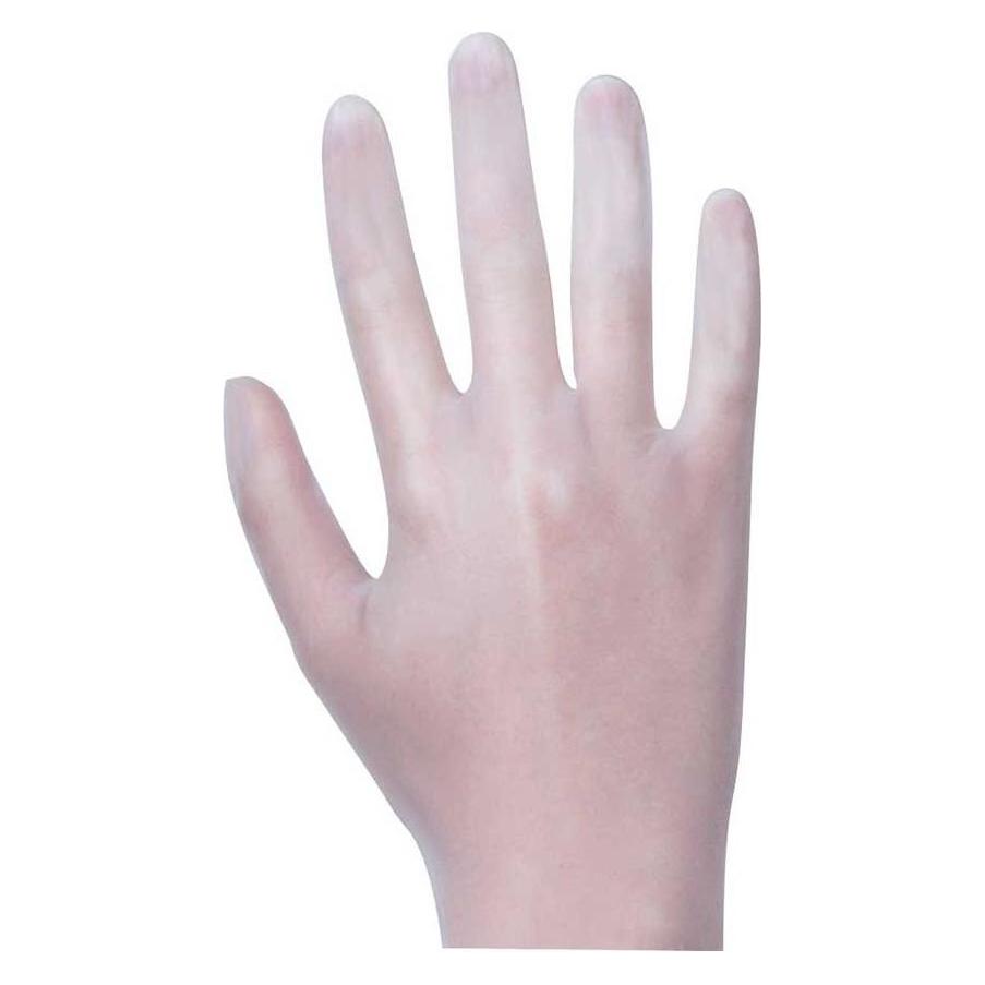 Melleson Einweghandschuhe Unicare GS0063-A Transparent Vinyl (M) (GS0063-A)