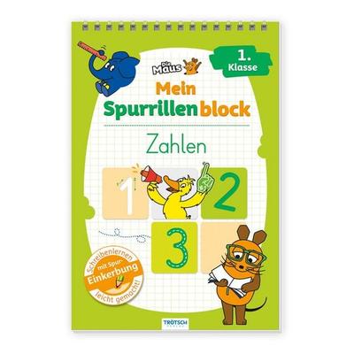TRÖTSCH - Die Maus Mein Spurrillenblock Zahlen Übungsbuch, Gebundene Ausgabe von , Trötsch Verlag GmbH & Co. KG, 978-3-9880254-6-3