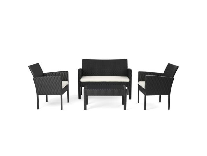 Gartenset LIVORNO PE Rattan
