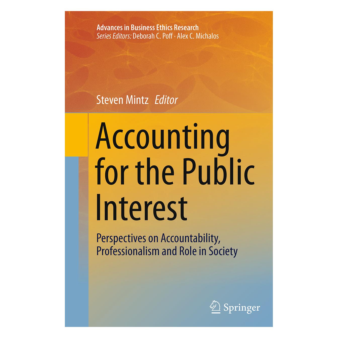 Springer Accounting for the Public Interest (Englisch, Softcover, Steven Mintz) (55835601)