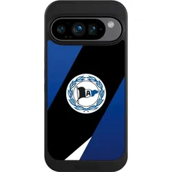 Nivocase Hülle für Google Pixel 9 Pro Handyhülle NIVOcore Case Schwarz Arminia Bielefeld DSC Offizielles (Google Pixel 9 Pro), Smartphone Hülle, Schwarz