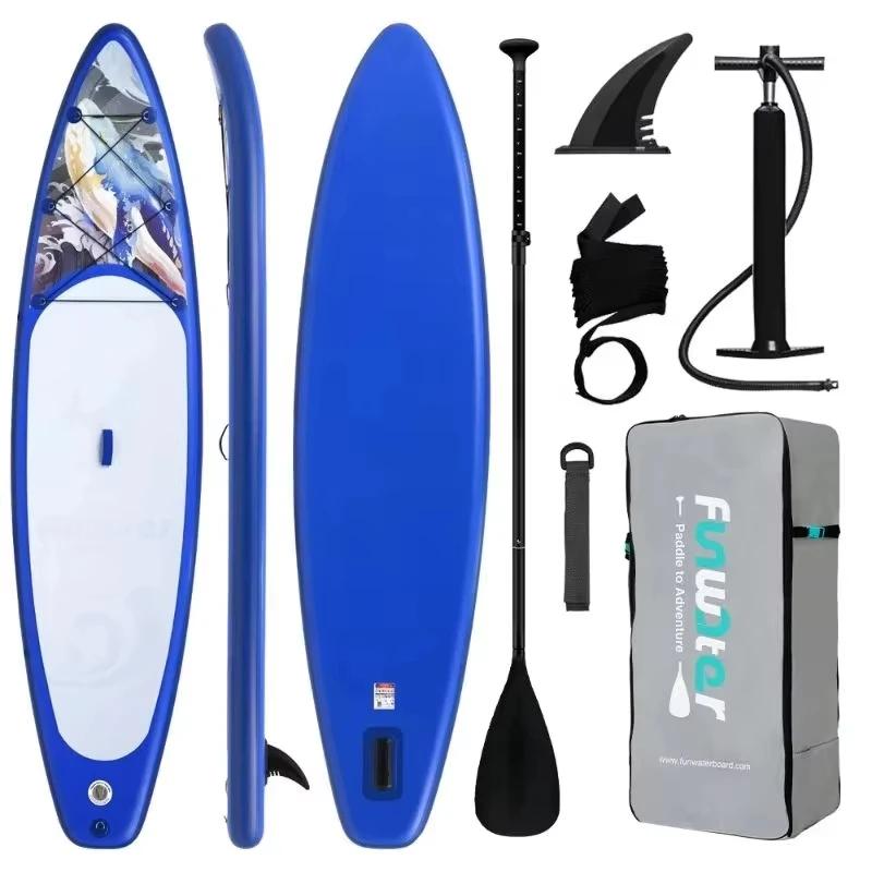 Aufblasbares SUP-Board - SUPFW53A - 350 x 84 x 15 cm - Rutschfest - Hohe Stabilität - Komplettes Zubehör - Für Erwachsene und Jugendliche - Für alle Könnerstufen