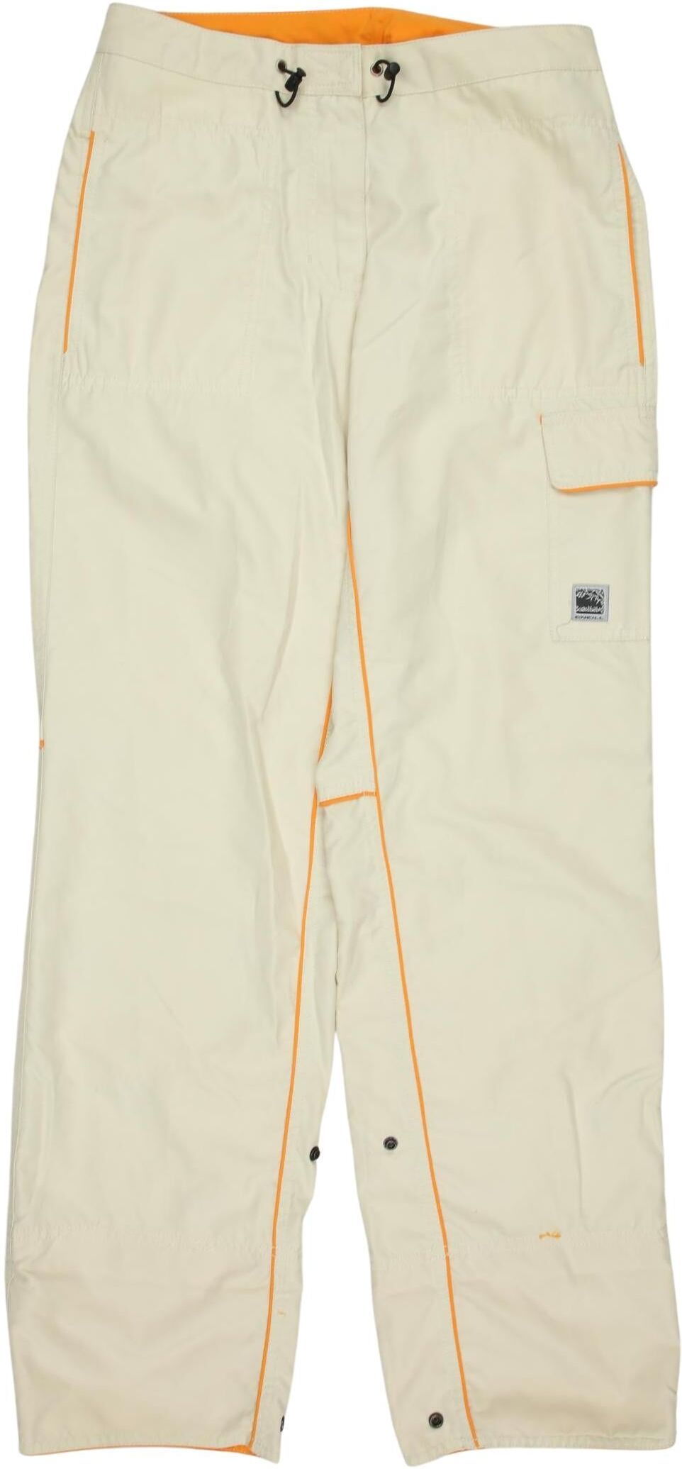O Neill Damen Stoffhose, Cremeweiß, Gr. XS, Synthetik - Second Hand