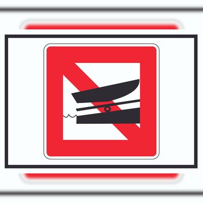HB-Druck Ein- und Auswassern verboten Symbol A4 (210x297mm)