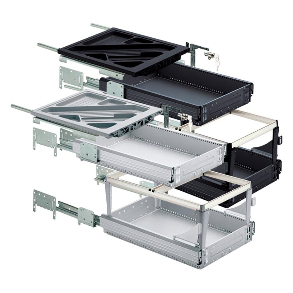 Hettich Systema Top 2000 Voll-/ Überauszug-Set (1 Stk.) (BA-5153013)