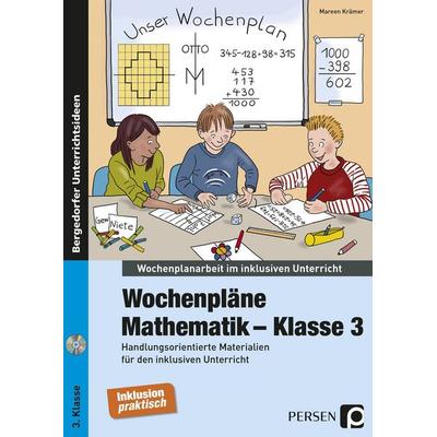 Wochenpläne Mathematik - Klasse 3, Set von Mareen Krämer, Persen Verlag in der AAP Lehrerwelt GmbH, 978-3-403-23497-5