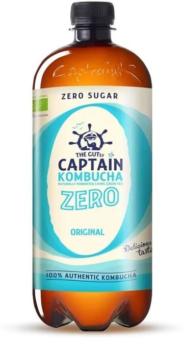 Captain Kombucha Chá Kombucha Bio-Zero Original 1000 ml