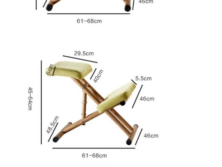Tabouret d'apprentissage pour enfants Joylive, chaise à genoux avec dossier réglable pour écrire et corriger la posture lors des devoirs