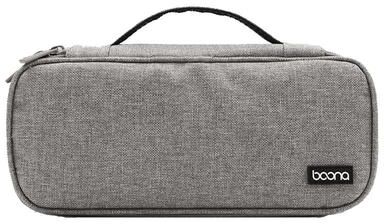 Snug & Styled Baona Laptop Cable Organizer Bag Charger Storage Bag Electronics Travel Organizer Pouch gray