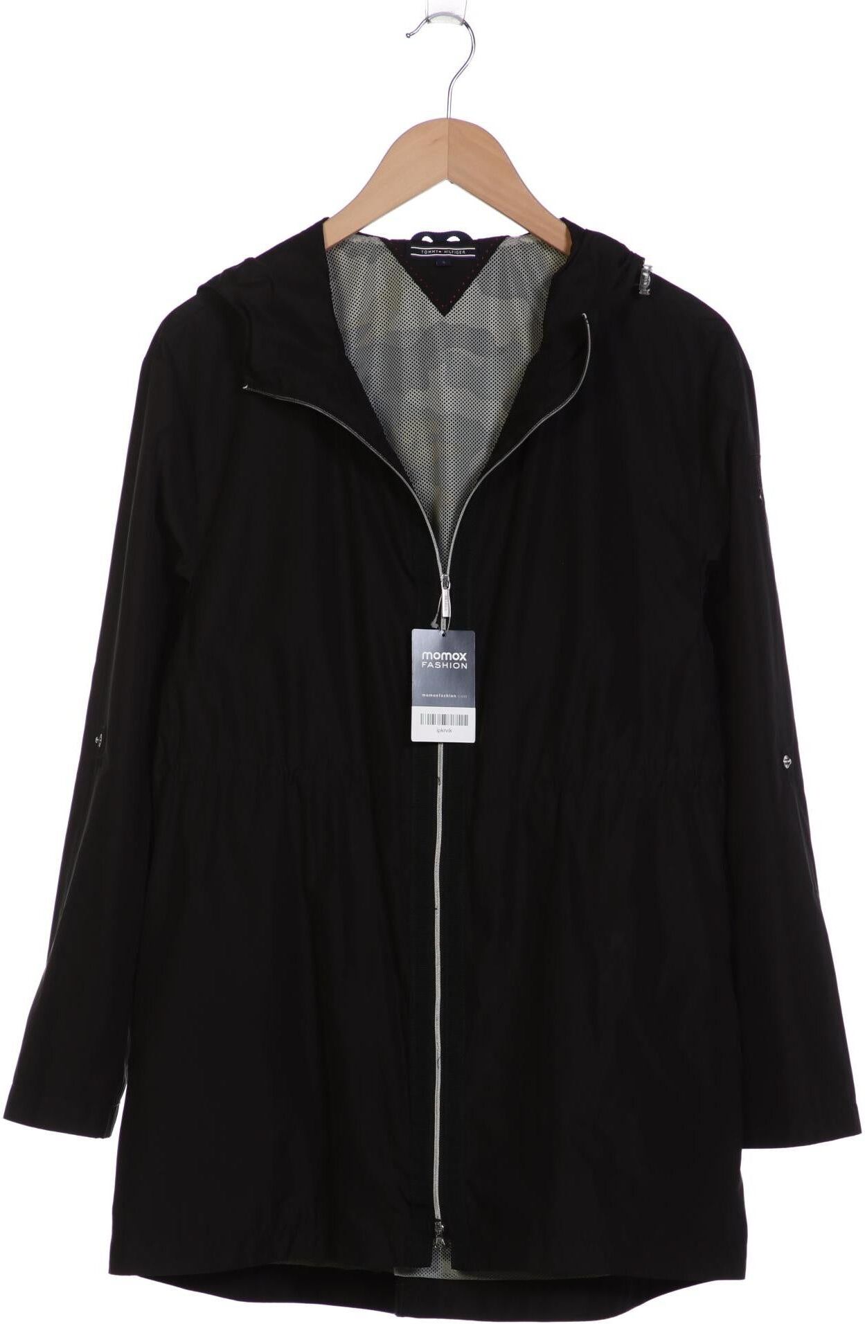 Tommy Hilfiger Damen Mantel, Schwarz, Gr. S, Synthetik - Second Hand