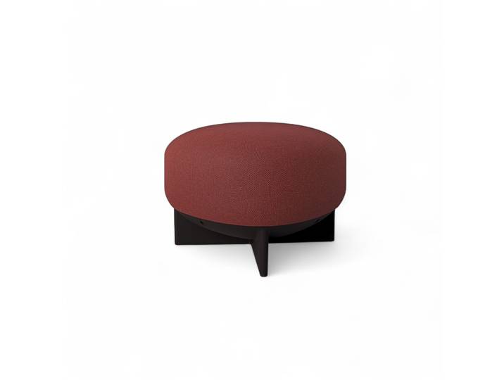 Gaber To-Go Sitzhocker, Rotbraun/Schwarz, Neu