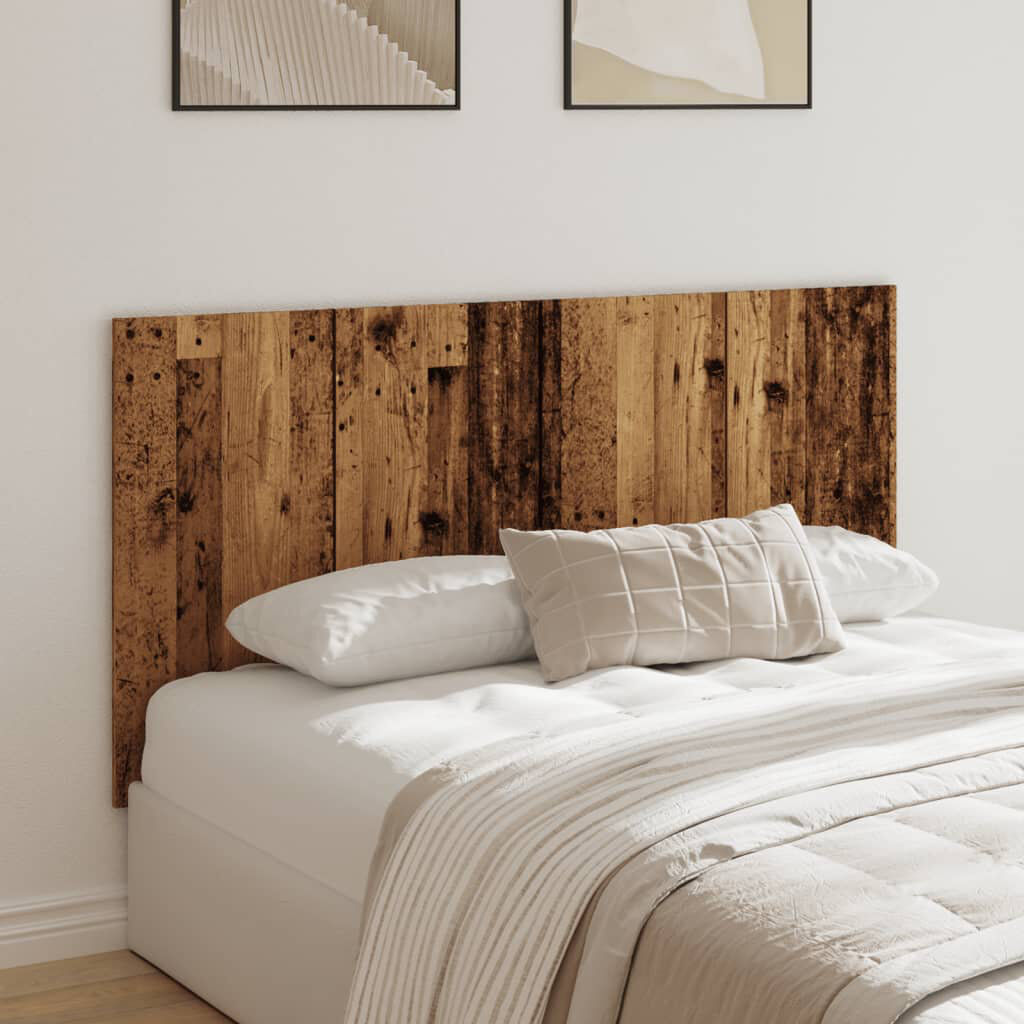 17 Stories Jamale Panel Headboard Old Wood King (5')