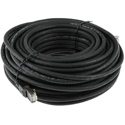 RS PRO Patch cord Cat6 FTP LSZH Black 20m (FTP, CAT6, 20 m), Netzwerkkabel