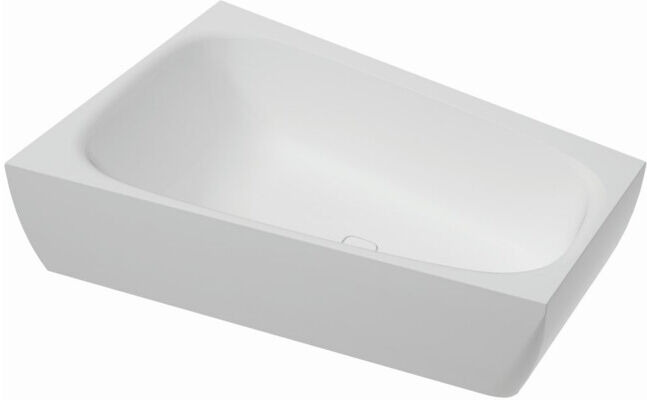 Hoesch Baignoire iSENSI Trapèze 180x140cm, gauche, trop-plein + vidage, blanc, blanc (3991.010)