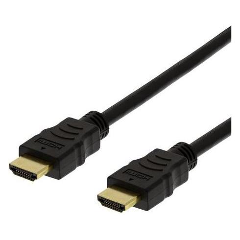 Deltaco HDMI-1060D-FLEX HDMI cable HDMI Type A (Standard) Black (7 m) (HDMI-1060D-FLEX)