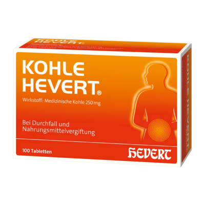 Hevert-Arzneimittel GmbH & Co. KG KOHLE Hevert Tabletten 100 St 06968642