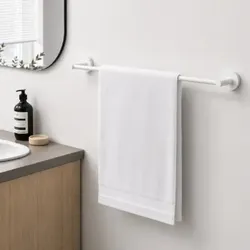 Care Handtuchhalter aus Edelstahl Weiß