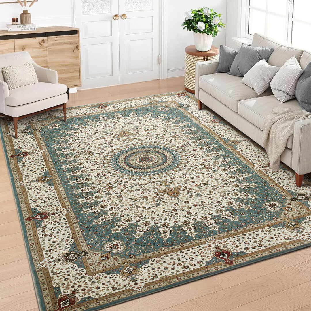 Langley Street Oriental Machine Tufted Shag Area Rug WILLOW Rectangle 160 x 230 cm