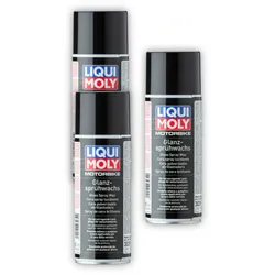 3x Wachs LIQUI MOLY 3039 Motorbike Glanz-Sprühwachs Konservierung Wachs 400 ml
