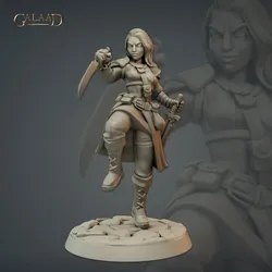Female Bandit Dagger Dancer von Galaad Miniatures aus Thieves Guild