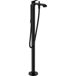 hansgrohe Vivenis Einhebel-Wannenarmatur, freistehend, 75445670, Farbe: Mattschwarz