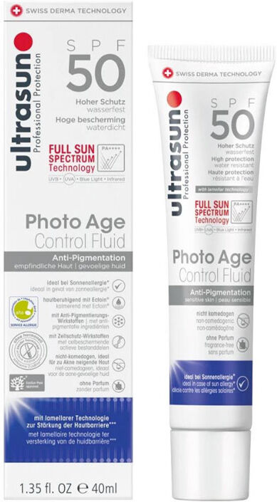 Ultrasun Photo Age Control Fluid Anti-Pigmentation SPF50 40ml