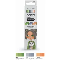 COPIC® Layoutmarker-Set Ciao Natural Palette 1.0 + 6.0 mm farbsortiert
