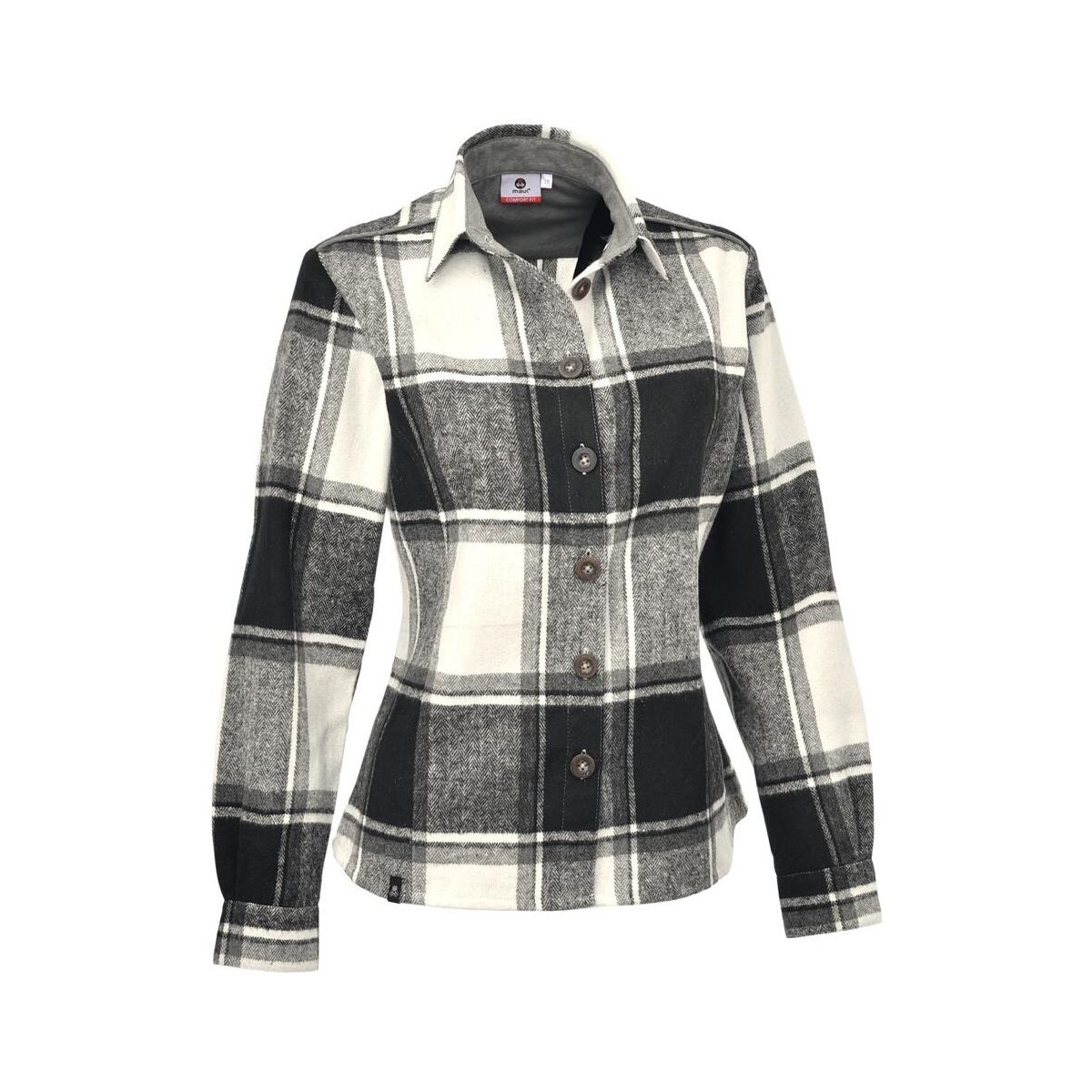 MAUL Sport Filzmoos - Flanell Bluse dark grey (10) 36 5830000901-10-36