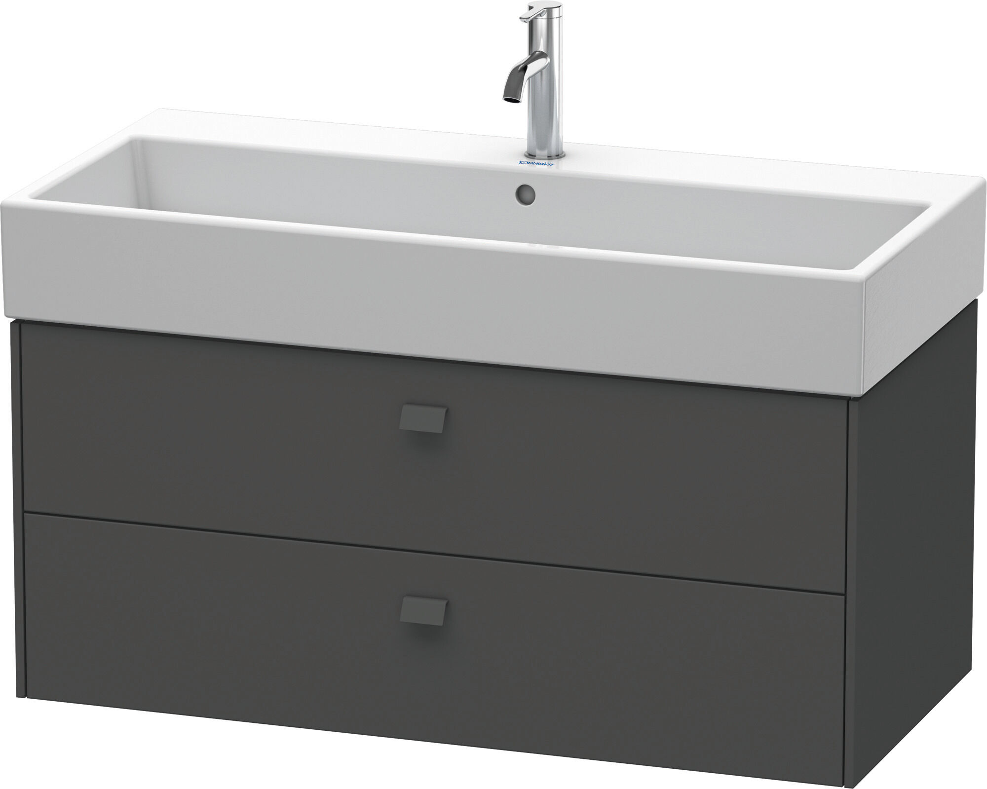 Duravit Brioso BR415604949 984x459mm, Graphite Mat , 2 Graphite Mat