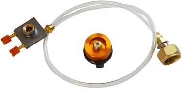 Smart Shopping Spot Universal Camping Gas Stove Adapter With Pressure Relief Valve For Flat Tank Refills a