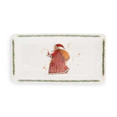 Porzellantablett Weihnachtsmann