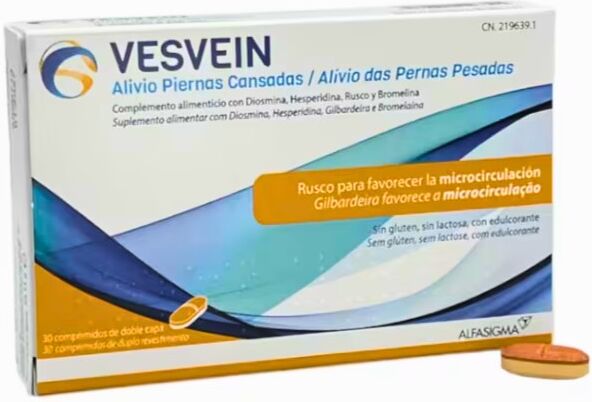 Alfasigma spa Alfasigma Vesvein gambe sollievo gambe pesanti 30 compresse