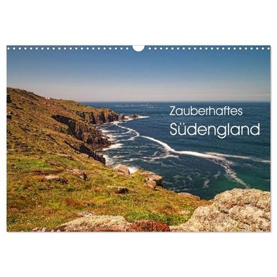 Zauberhaftes Südengland (Wandkalender 2026 DIN A3 quer), CALVENDO Monatskalender