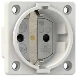 PCE 10584-0wsc Schutzkontakt-Anbausteckdose P-Nova+ 50x50 nat IP20 seitlich (weiß) 105840wsc