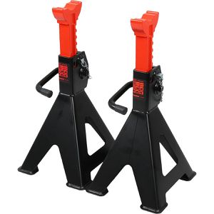 KS-Tools Unterstellbock 160.1260, Tragkraft 12t, 500-760 mm, höhenverstellbar, 2 Stück