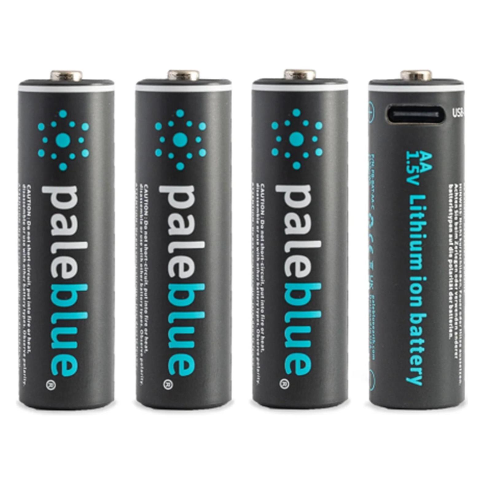 Pale Blue AA USB-C (4 Stk., AA, 1700 mAh) (PB-AA-C)