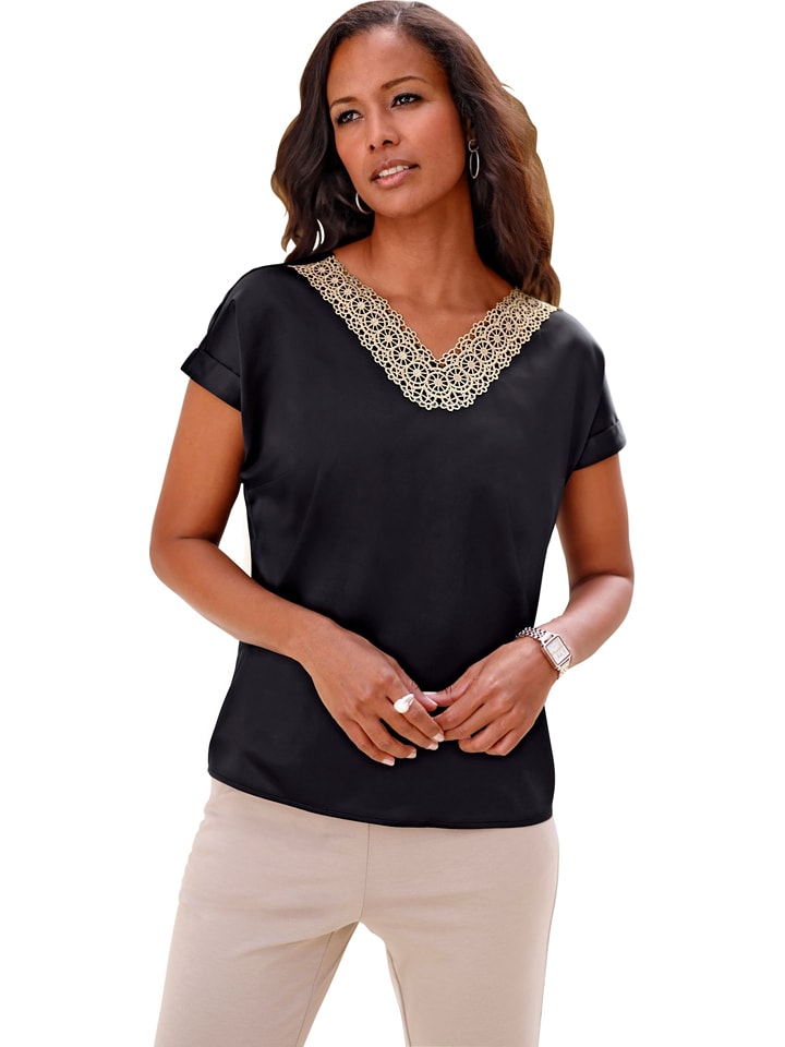 WITT WEIDEN Bluse in Schwarz - 40