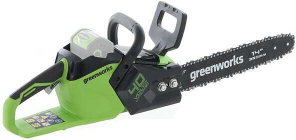 Greenworks GD40CS15 40V  - Tronçonneuse à batterie - Guide 35 cm - SANS BATTERIE NI CHARGEUR