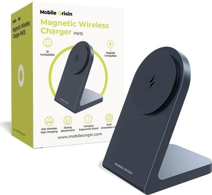 Mobile Origin Magnetic Wireless Charger PW15 MagSafe Compatible